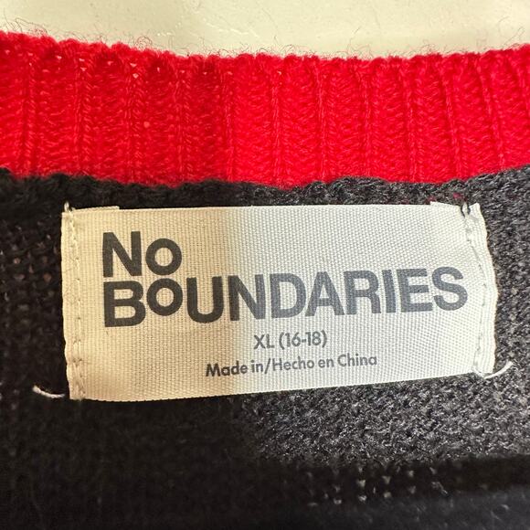 Ugly Christmas Sweater Believe LIGHTS UP Tacky Tinsel Xmas Party Winner Sz Large - Picture 2 of 5